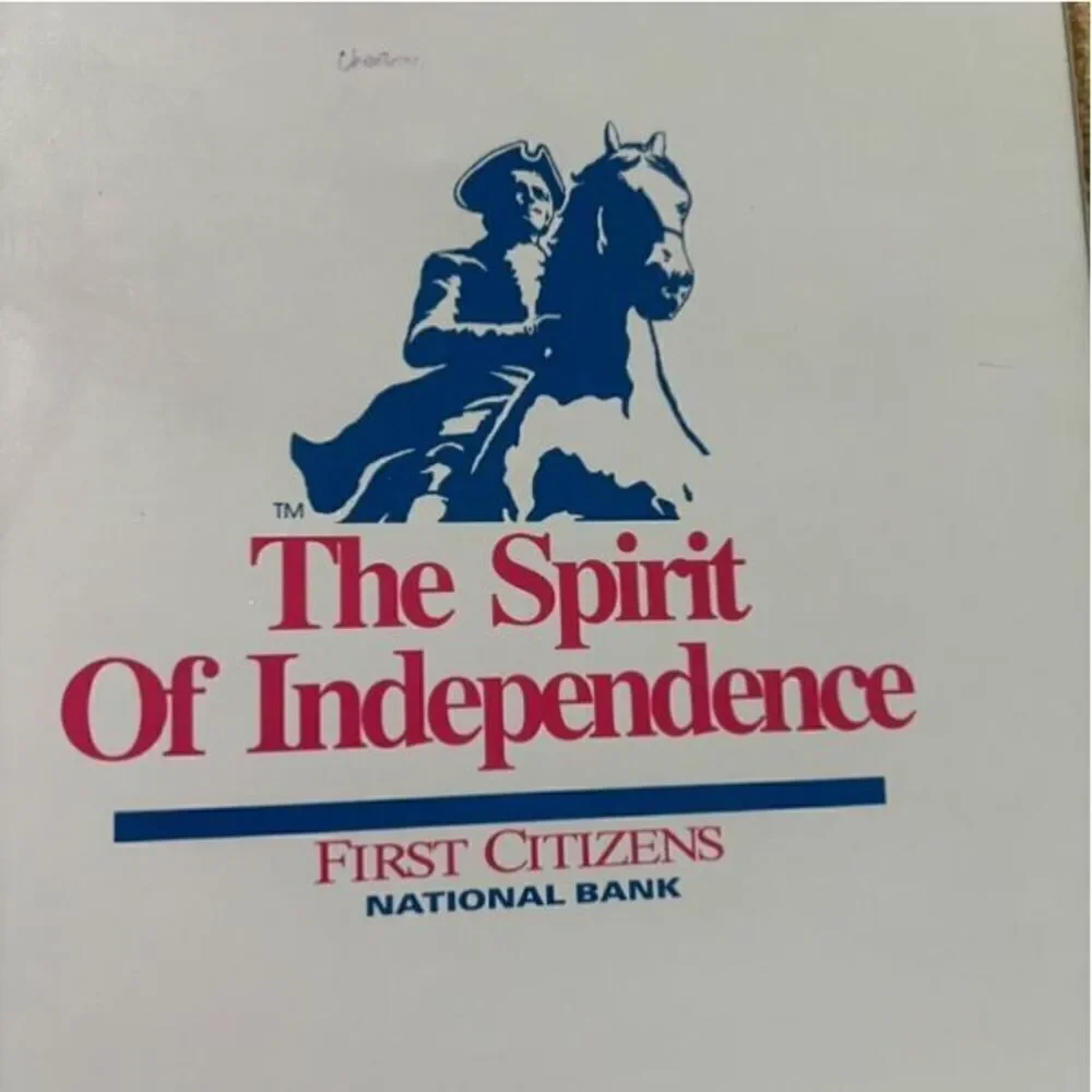 First Citizens National Bank The Spirit Of Independence 1” 3 Ring Binder